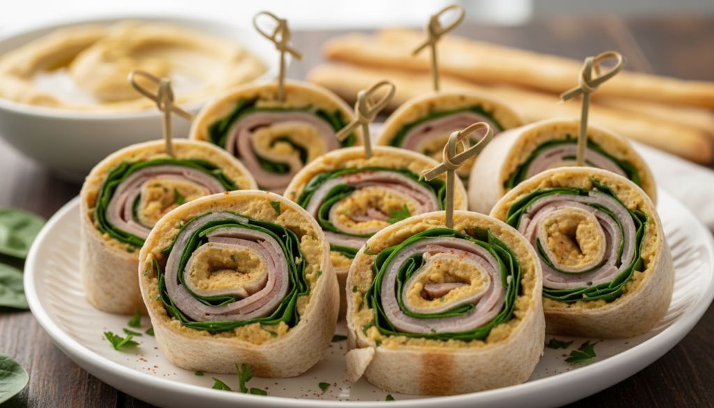 Turkey & Hummus Pinwheels