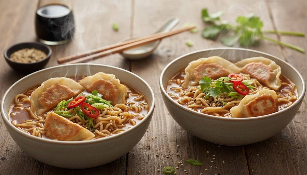 Potsticker Noodle Bowls