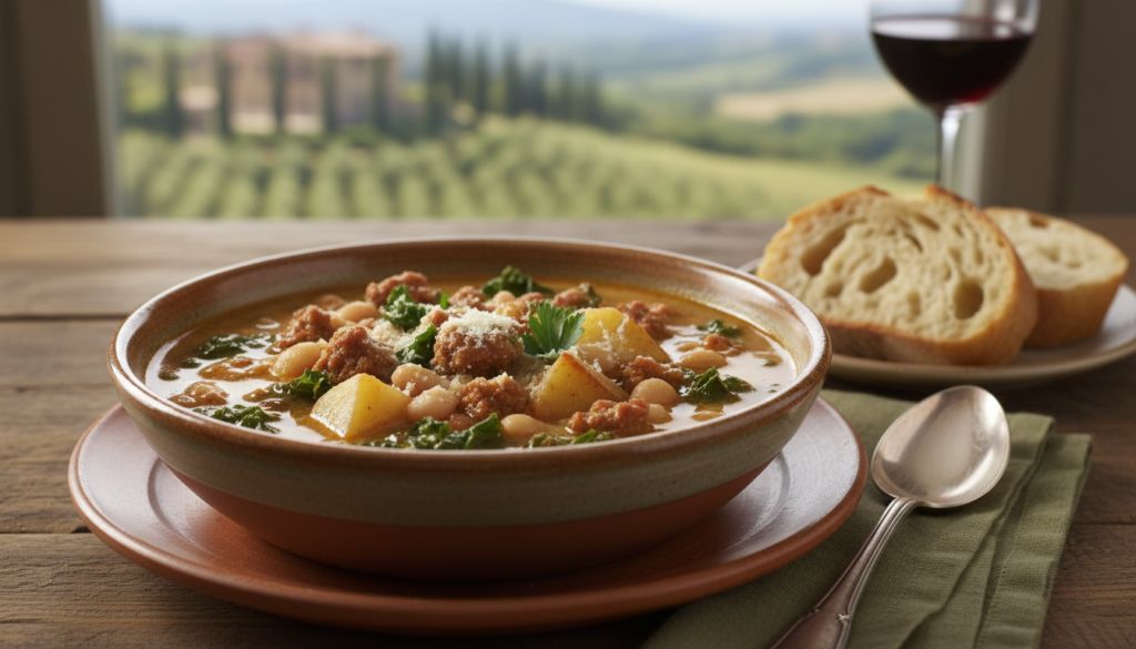 Tuscan Sausage & Potato Soup