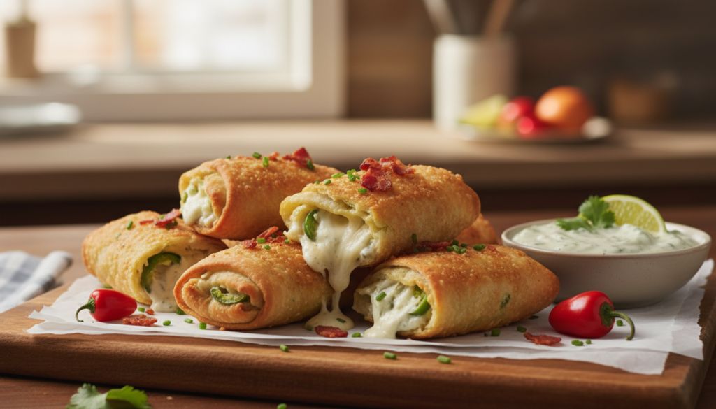 Jalapeño Popper Eggrolls