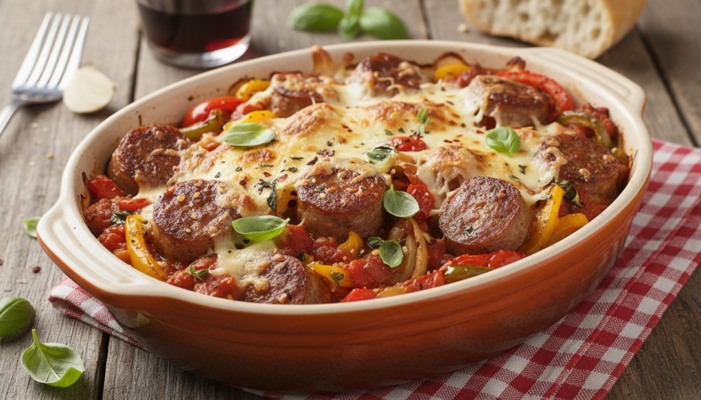 Italian Sausage & Pepper Casserole