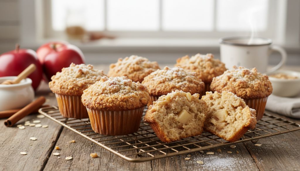 Apple Cinnamon Crumb Muffins