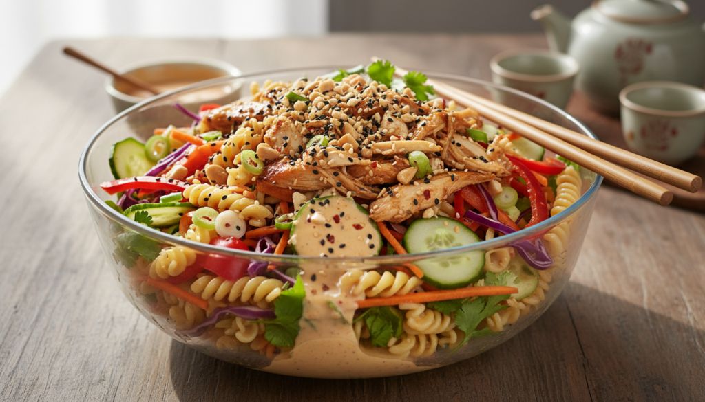 Chinese Chicken Pasta Salad