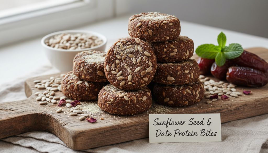 Sunflower Seed & Date Protein Bites