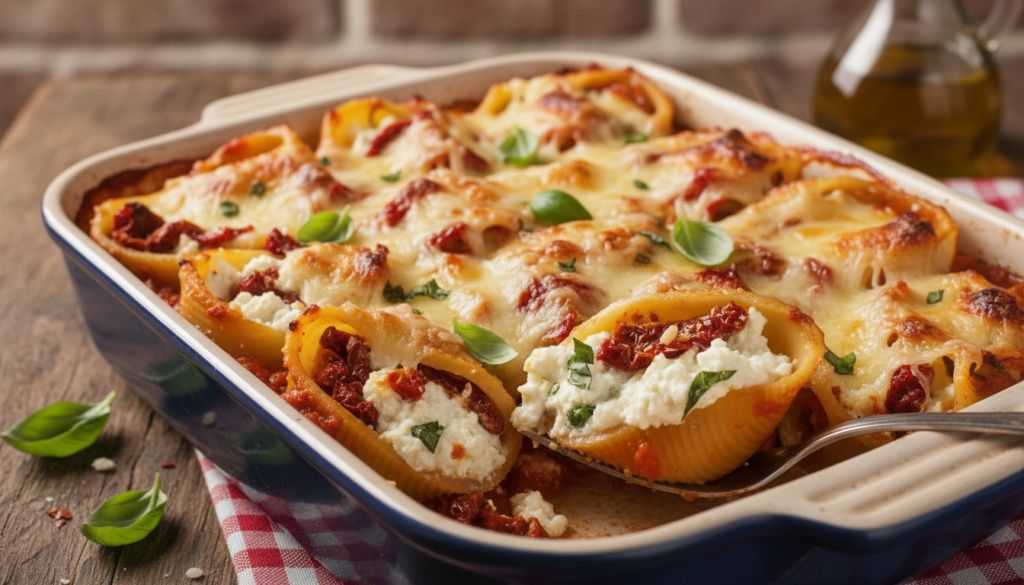 Sundried Tomato & Ricotta Stuffed Shells