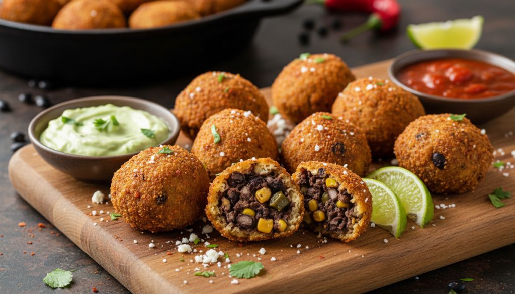 Smoky Black Bean & Cotija Bites