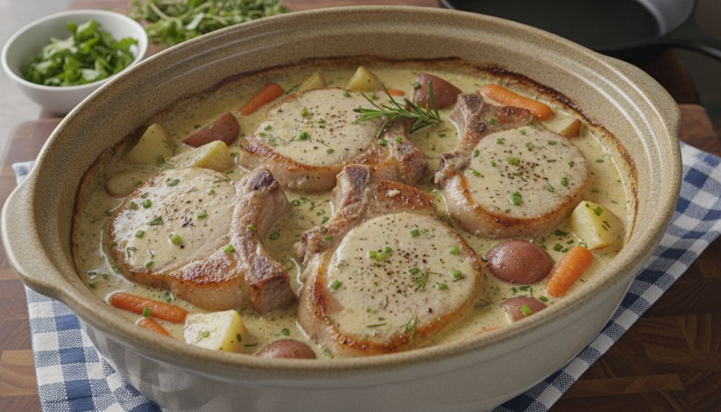 Ranch Slow Cooker Pork Chops
