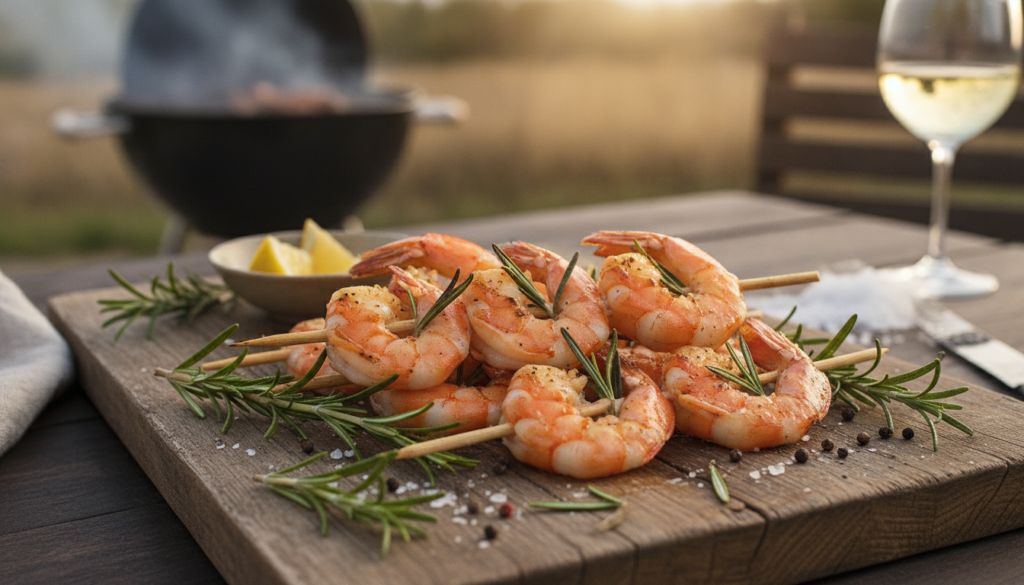 Grilled Rosemary Shrimp