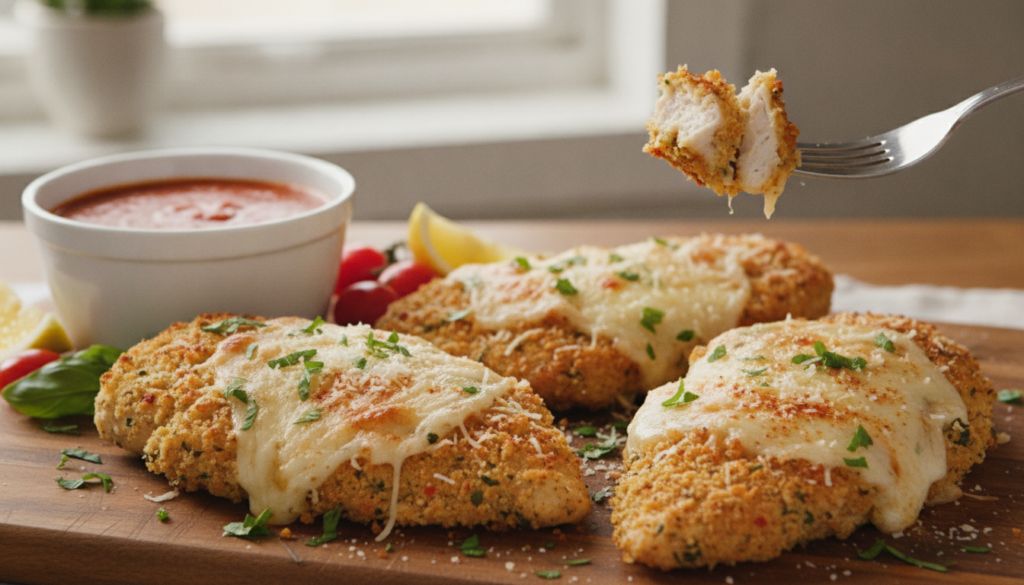 Crispy Baked Italian Parmesan Chicken