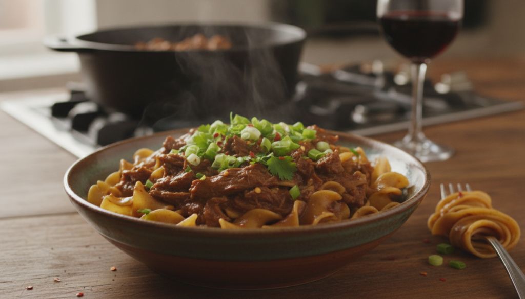 One Pot Beef & Noodles