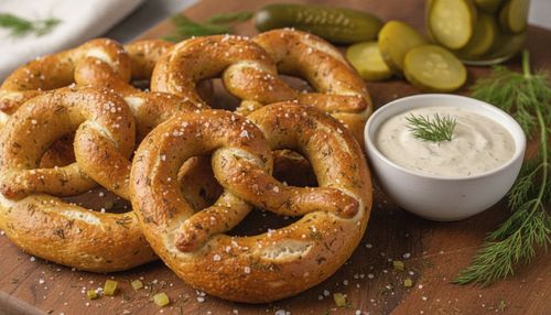 Baked Dill Pickle Pretzels